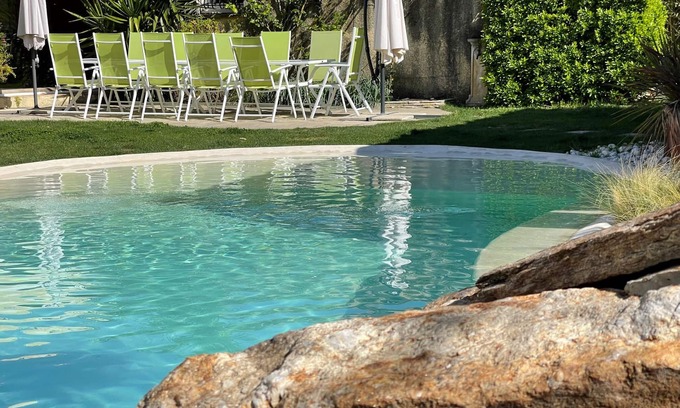 Vic-la-Gardiole Villa | Villa de 6 dormitorios, piscina, playa a 5 minutos