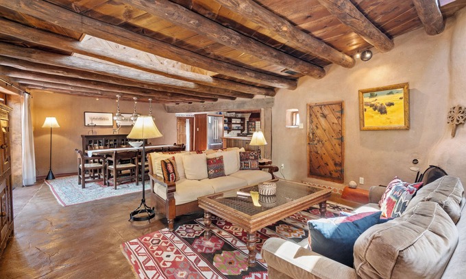 Historic Eastside Casa | Hacienda Rose | Luxury Rentals by Casas de Santa Fe