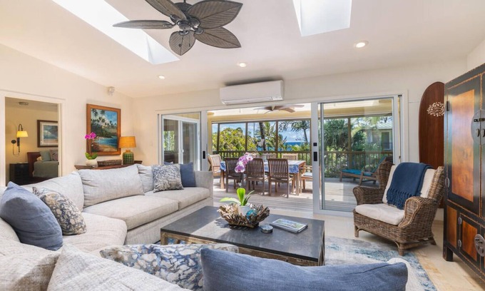 Wainiha Casa | ¡nueva Gestión! Hermosa Casa con Vista al Mar, a Pasos de la Playa!