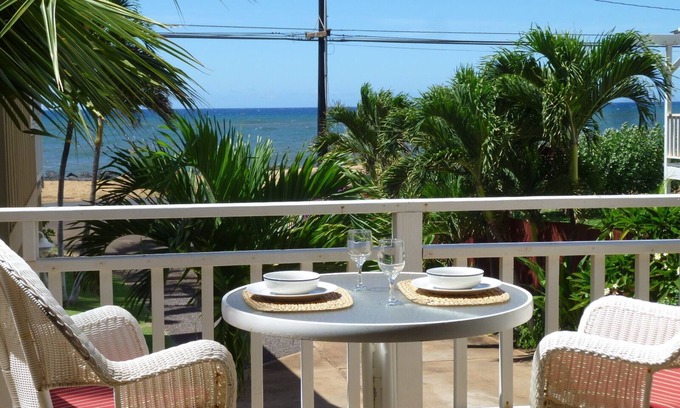 Kekaha Condominio | Hale Kekaha Palms Ocean View ... ¡Hermosas puestas de sol! Aire acondicionado - TVNCU # 4207