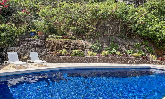 Lanikai Casa | Hale Lani: Mountainside Ocean View Home | Private Pool & soaking tub with a view