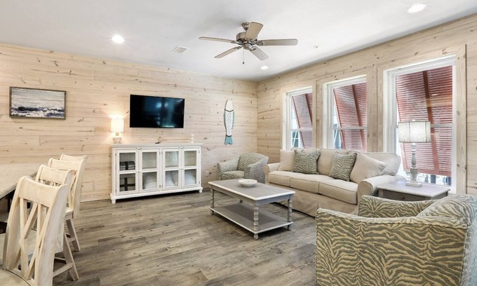 Orange Beach Casa | Hamaca Dunes Beachside Cottage, duerme 8, 2 dormitorios / 3 baños