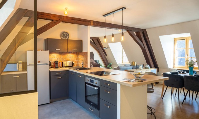 Blois Apartamento | "Happy Loft" - Centro histórico + estacionamiento privado