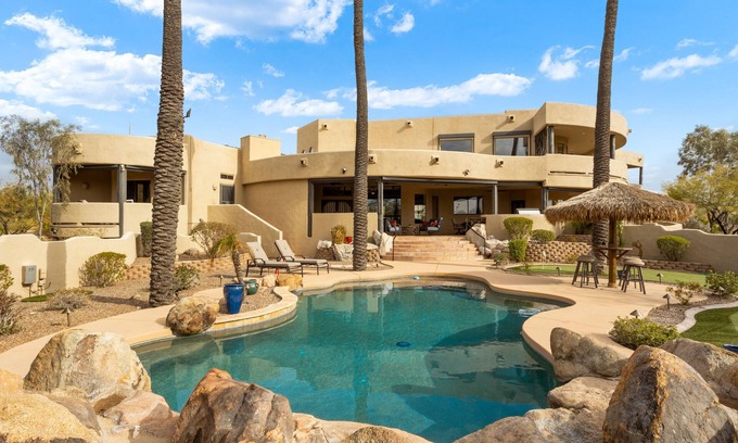 Desert View Casa | Happy Valley Hideaway | Resort-like home with amazing views & walking distance to hiking trails!