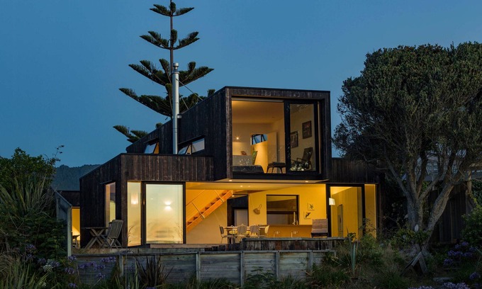 Waikanae Casa | Harakeke - Galardonada casa de vacaciones frente al mar