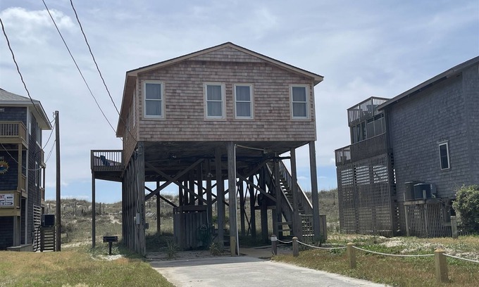 Hatteras Cabaña | Casa frente al mar con una gran vista al mar!