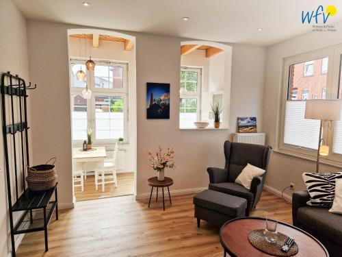 Borkum Apartamento | Haus Delphin Ferienwohnung 4