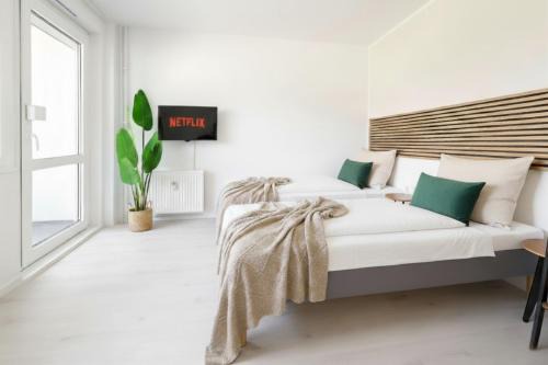 Stadtbezirk West Apartamento | Havn Suites - Modernes 2-Raum Apartment für 4 Personen mit Balkon