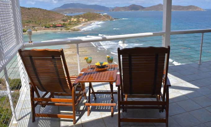 Estate Johns Folly Cabaña | Hear the ocean with expansive views.