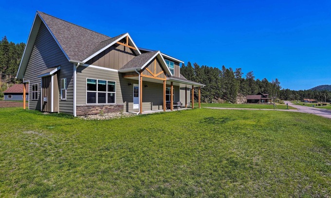 Hill City Casa | ¡NUEVO! ¡Corazón de Black Hills Home por Mickelson Trail!