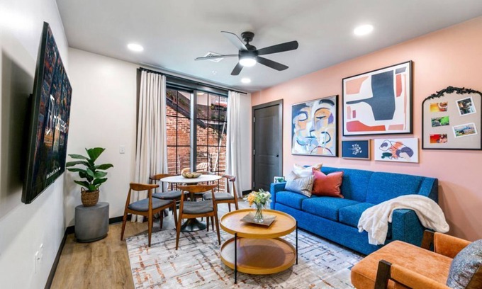 Central Business District Hotel | Heart of NOLA 2BR Bliss Condo with 2 Balconies