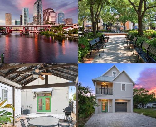 Hyde Park Casa | Heart of Tampa Hyde Park 4 Bedroom House - Located Near Hyde Park Village, SoHo and Local Beach - Spacious and Comfortable Stay in Perfect Location - Great for Families and Groups Visiting Tampa Near Airport!