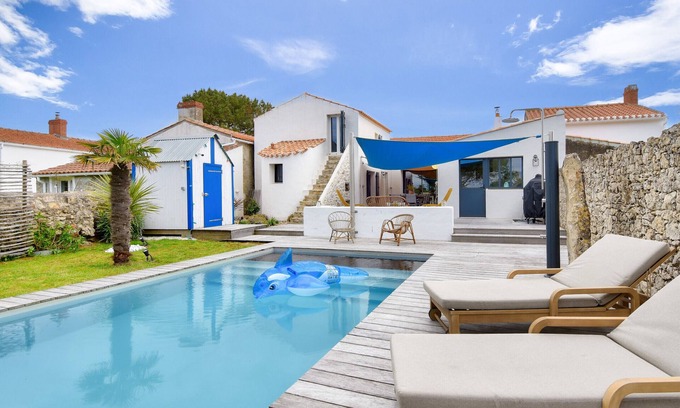 La Gueriniere Casa | Piscina climatizada, jardín, magnífica villa para 10