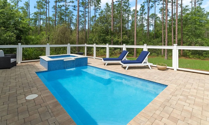 Watercolor Casa | Private Pool*Hot tub*Watercolor*Golfcart*
