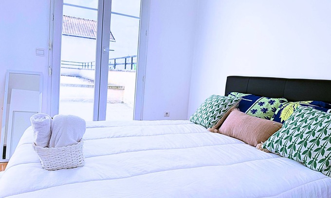 Domont Apartamento | HeavenlyHome-Paris-CDG-Stade-de-France-Jardin Cosy For family
