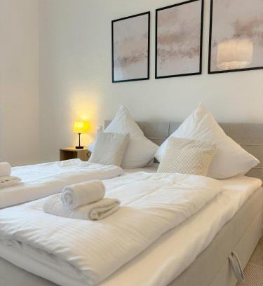 Neu-Ulm Apartamento | Helles City Apartment für Familien & Gruppen