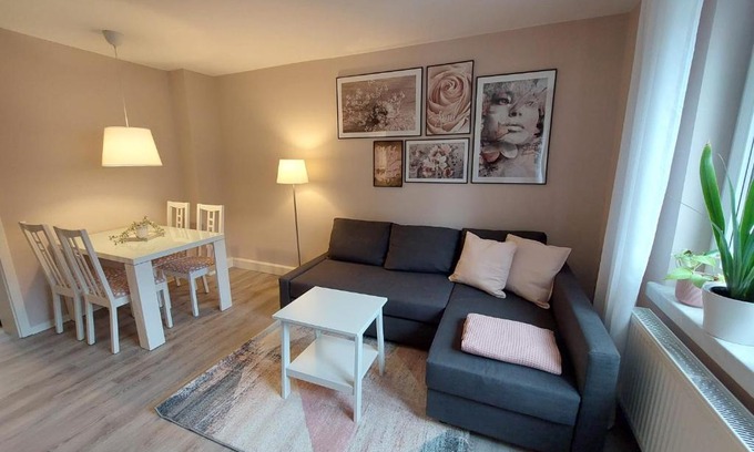 Rusches Hof Apartamento | Helles modern eingerichtetes Apartment