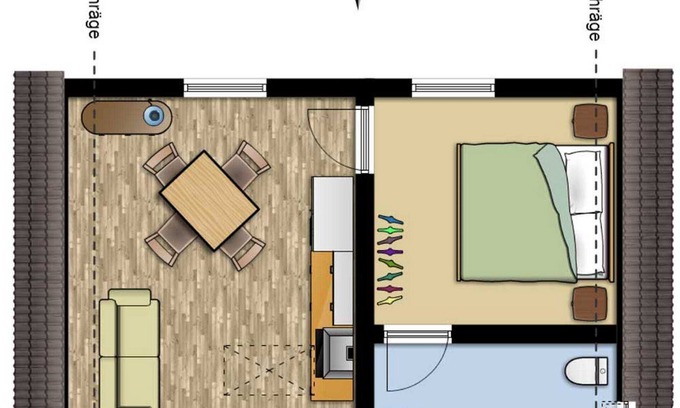 Hiddensee Apartamento | Helms Hüsing - Ferienwohnung Jacob