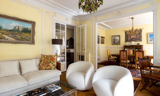 6th Arrondissement Apartamento | CAMPANA DE HEMMINGWAY, PASOS A LUXEMBOURG JARDINES, 2 CAMAS GRANDES, LUJO CON AC