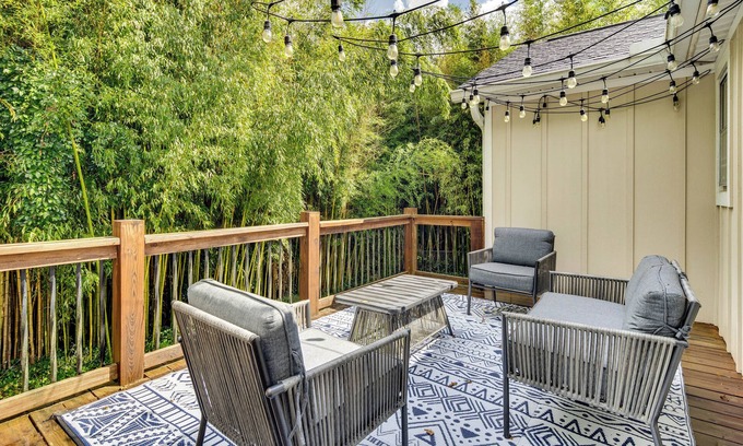 Druid Hills Cabaña | Hendersonville Haven w/ Fire Pit, Grill, Deck!
