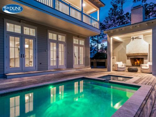 Watercolor Casa | 'Here Comes the Sun' has a Private Pool, 6 Seat Golf Cart, and Stunning Outdoor Living Space home
