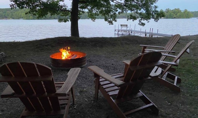 Amery Casa | Cabaña privada en el lago Wapogasset con más de 300 pies a orillas del lago - Capacidad para 10