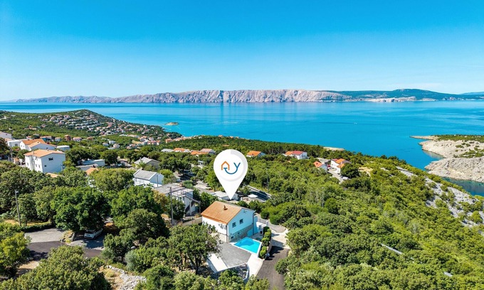 Klenovica Casa | Hidden Pool House With Sea View, Klenovica, Croatia