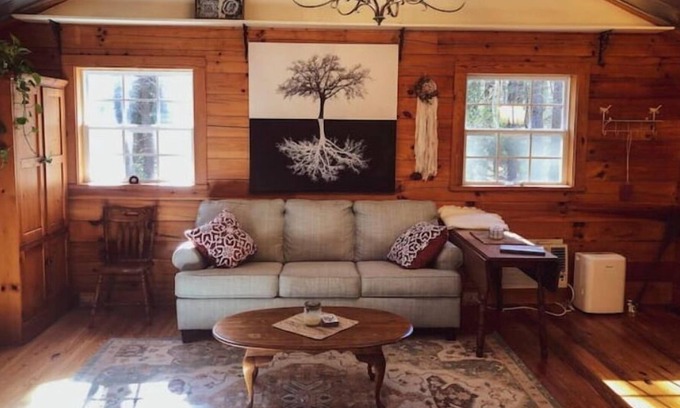 Mills River Cabina | Hideaway Cabin in the Woods- Pond, Trails & Nature
