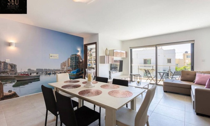 San Gwann Apartamento | High-End central APT with comfy BEDS & Super WIFI