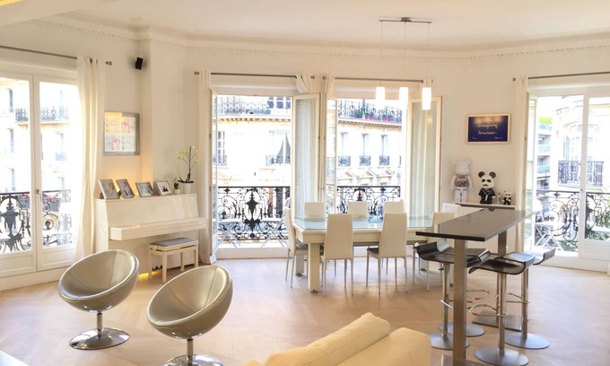 Porte-Dauphine Apartamento | Alta Luxe Apartamento 165 M2 Champs Elysées Trocadero Victor Hugo Aire acondicionado