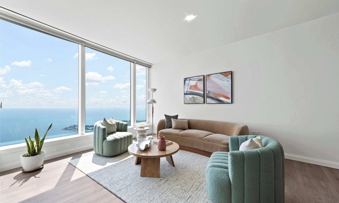 The Loop Apartamento | High-Rise 65 Fl Apt w/Lux Amenities, Lake Views