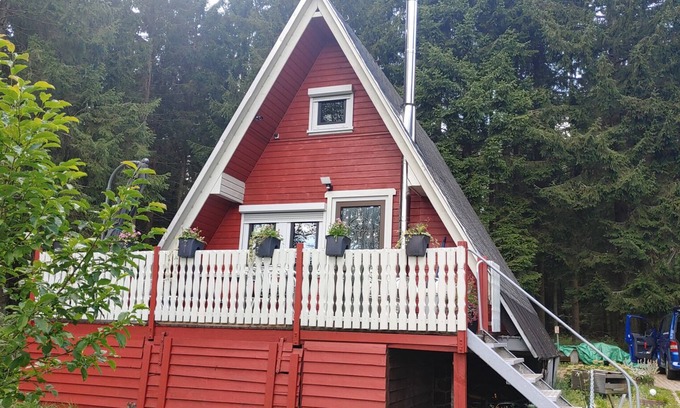 Neuhaus am Rennweg Casa | Casa de vacaciones en el corazón verde de Alemania, situada directamente en el Rennsteig