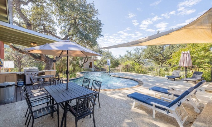 Jonestown Casa | Hill Country Haven: Spacious 4-Bedroom Home with Private Pool