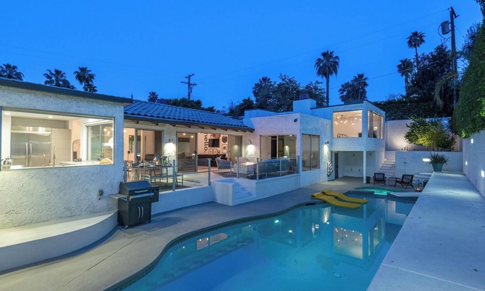 The Mesa Casa | Hillside Hideaway! 2 King Suites! Pool! Spa! Firepit! Fireplace! Mountain Views!