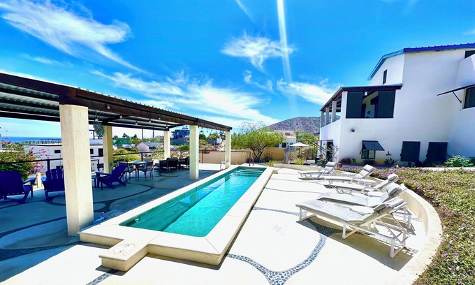 Los Barriles Apartamento | Hermosa cabaña de 2 dormitorios con vista al mar cerca de la playa
