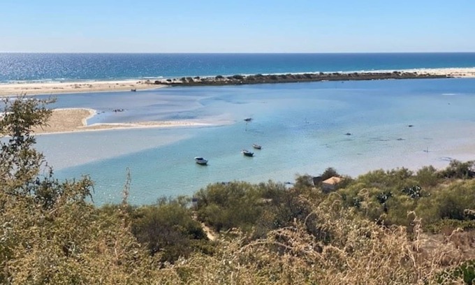 Olhao Cabaña | Hilltop Self Contained Cottage para dos personas con piscina y espectaculares vistas al mar