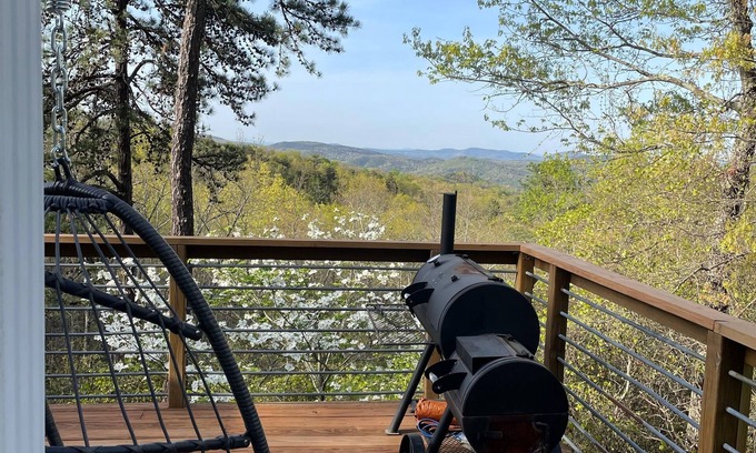 Connellys Springs Cabina | Hilltop Mountain Retreat