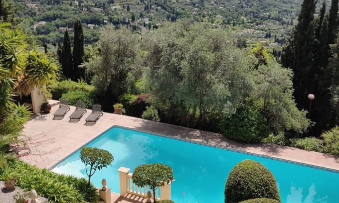 Grasse Villa | Villa Belle Époque con impresionantes vistas panorámicas