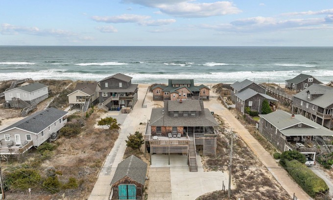 Nags Head Cabaña | Historic Cottage + Oceanside + Nags Head NC + Ridge Retreat II