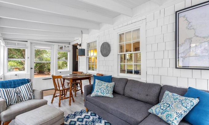 West Chatham Cabaña | Historic Cottage on White Pond, near Downtown Chatham and beaches