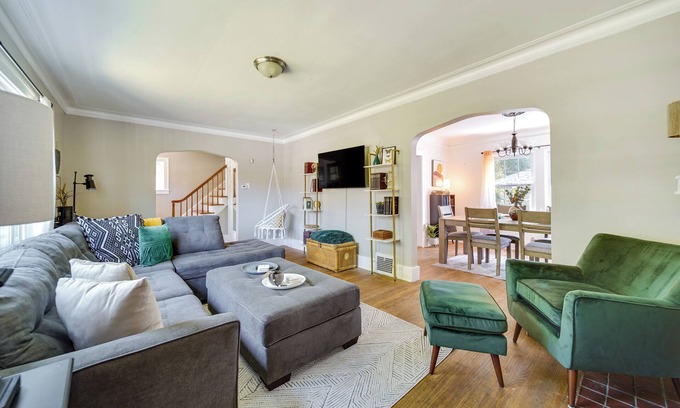 Jefferson Chalmers Casa | Historic Detroit Bungalow: Pet & Family Friendly