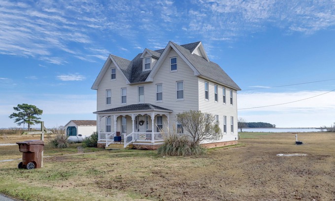 Fishing Creek Casa | ¡NUEVO! ¡Casa histórica de Hoopersville en la bahía de Chesapeake!