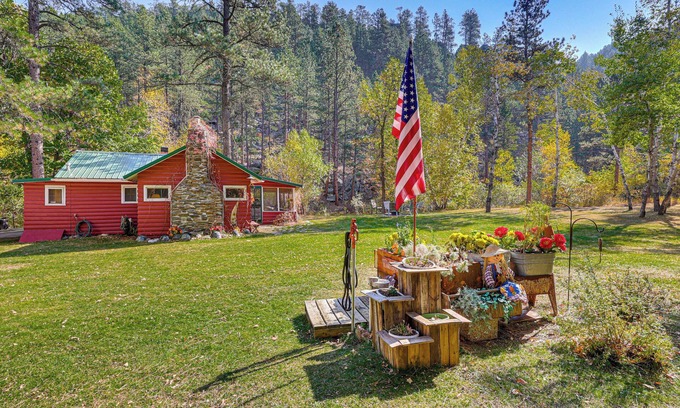 Keystone Cabina | Histórico 'Grizzly Gulch Cabin' cerca del monte. Rushmore!