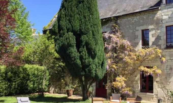 Ligre Cabaña | Casa histórica con piscina privada, cerca de Chinon