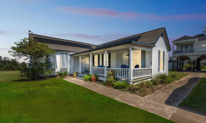 Surfside Beach Casa | Historic Surfside Stunner - Deck, Pet Friendly