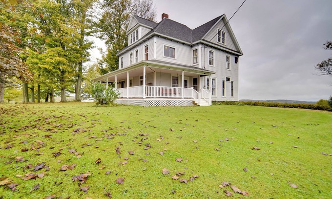 Chautauqua Casa | Historic Victorian Farmhouse w/ Porch & Views!