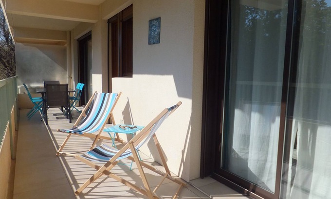 La Seyne-sur-Mer Apartamento | PROMO LES SABLETTES MAR VIVO 50 m playa, terraza, estacionamiento