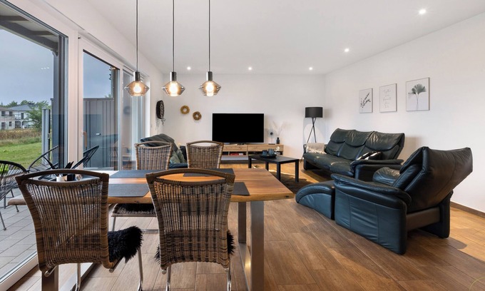 Muldestausee Apartamento | Apartamento vacacional "Spanier" con vistas al lago, terraza privada y Wi-Fi