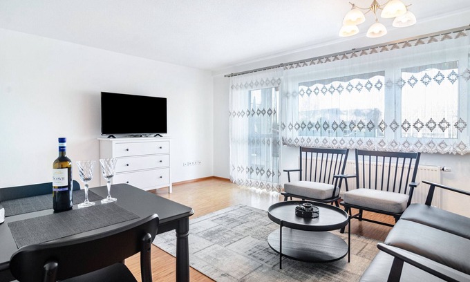 Unteruhldingen Apartamento | Apartamento vacacional 'See Oase' con terraza privada y balcón