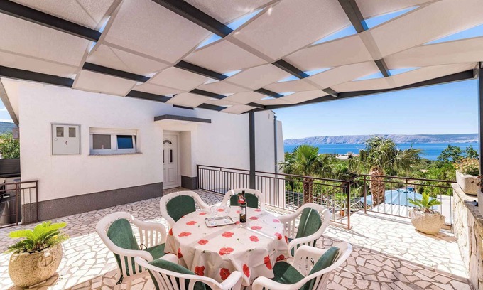 Povile Apartamento | Apartamento vacacional con vista al mar y mirador